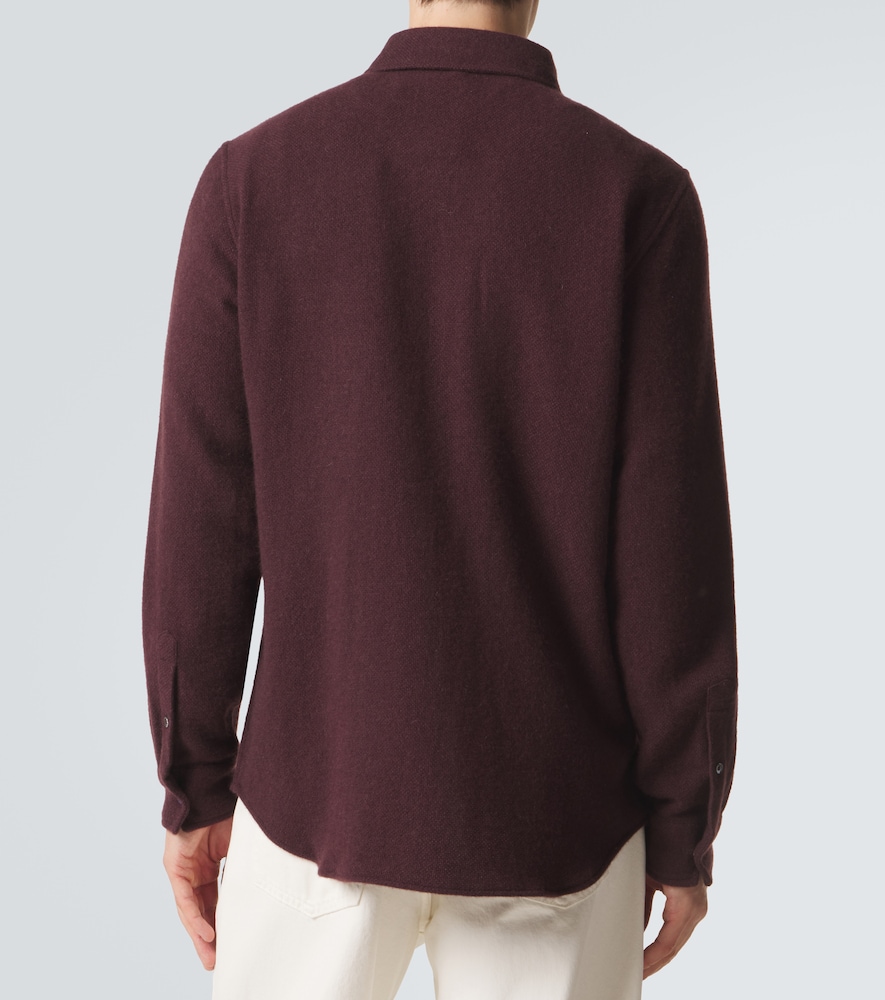  God's True Cashmere God's True Cashmere Hemd Claret Aus Kaschmir Mit Amethyst 