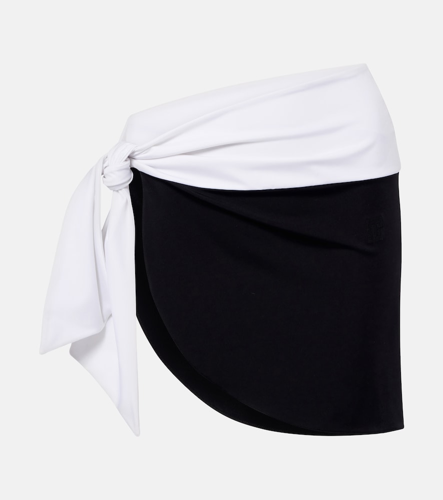 Balmain Asymmetric beach cover-up