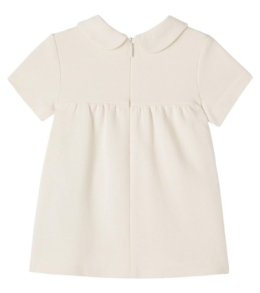  Gucci Kids Gucci Kids Baby Kleid Horsebit Web Stripe Aus Baumwolle 