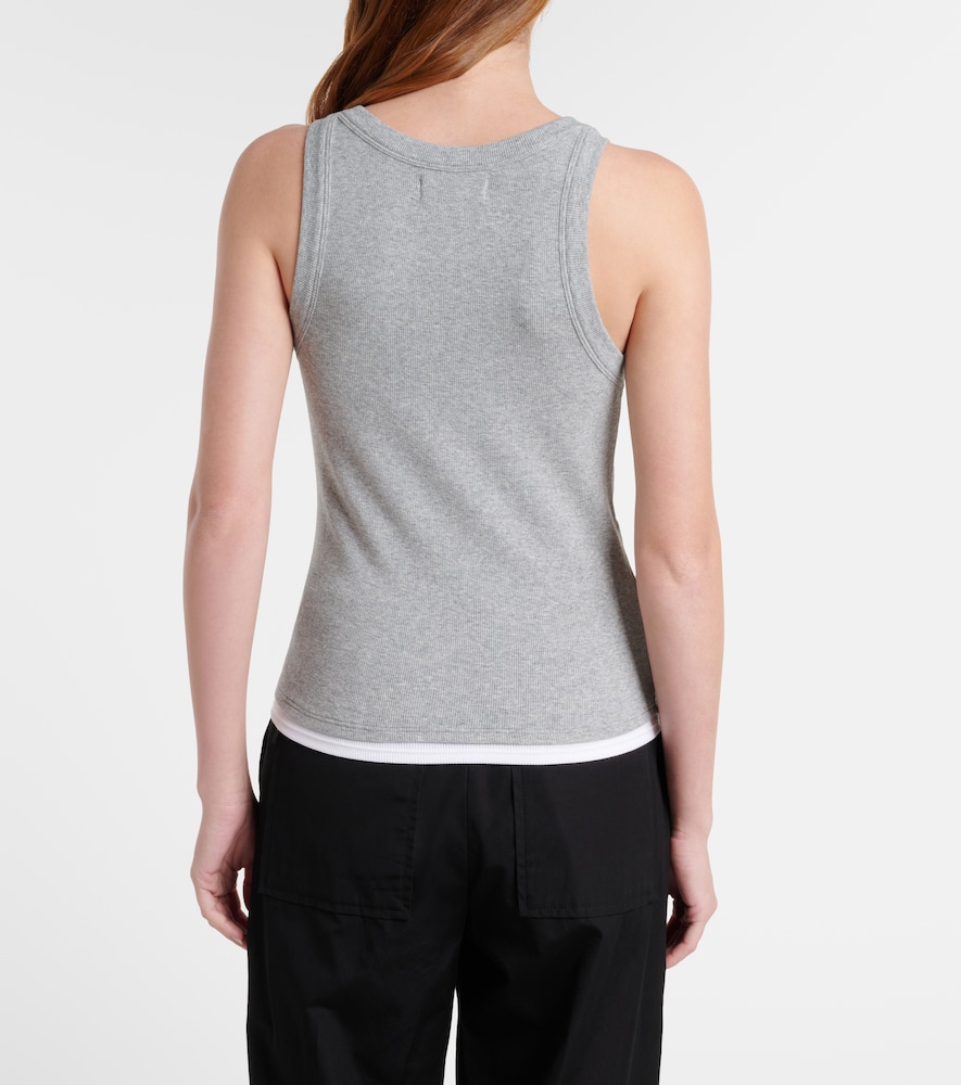 Orion Ribbed-Knit Tank Top