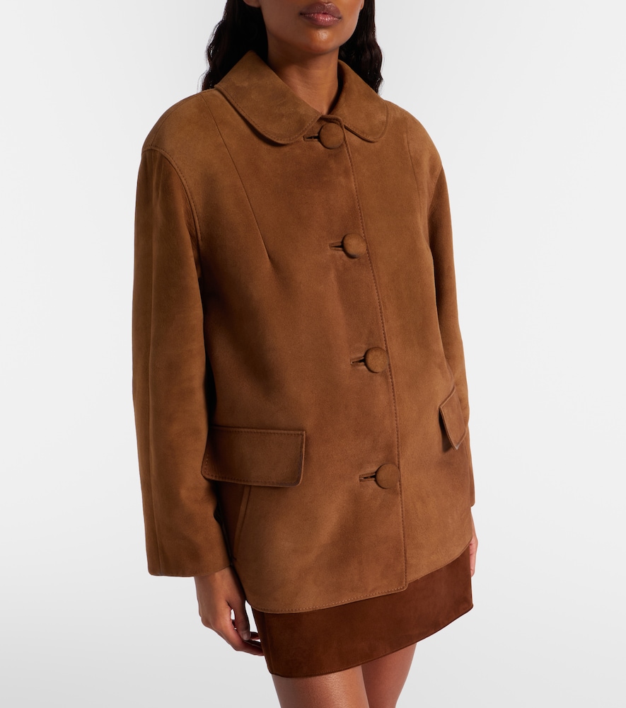  Prada Prada Jacke Aus Veloursleder 