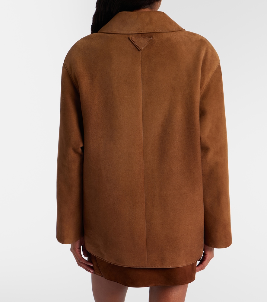  Prada Prada Jacke Aus Veloursleder 