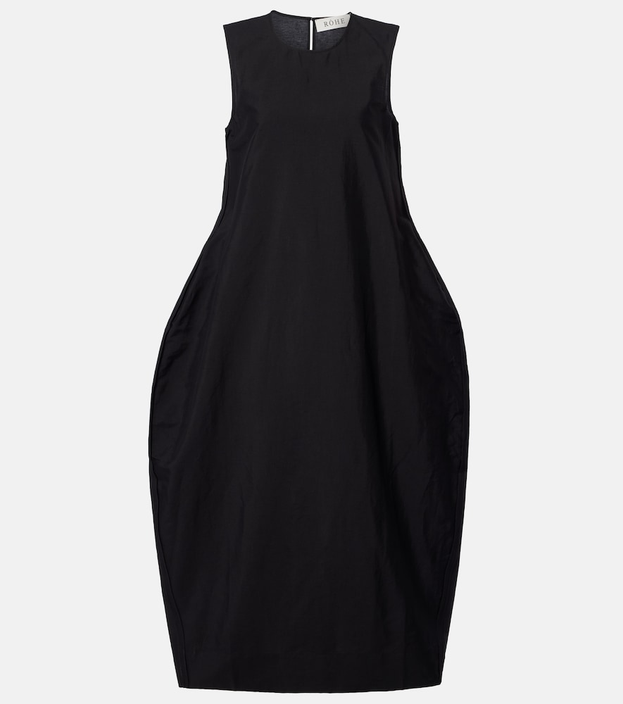 Rohe Róhe Linen and silk-blend midi dress
