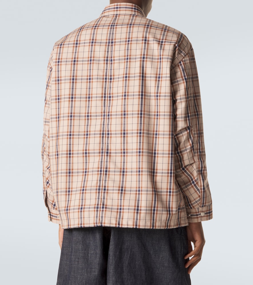  Comme Des Garcons Homme Comme Des Garcons Homme Checked Cotton-blend Jacket 
