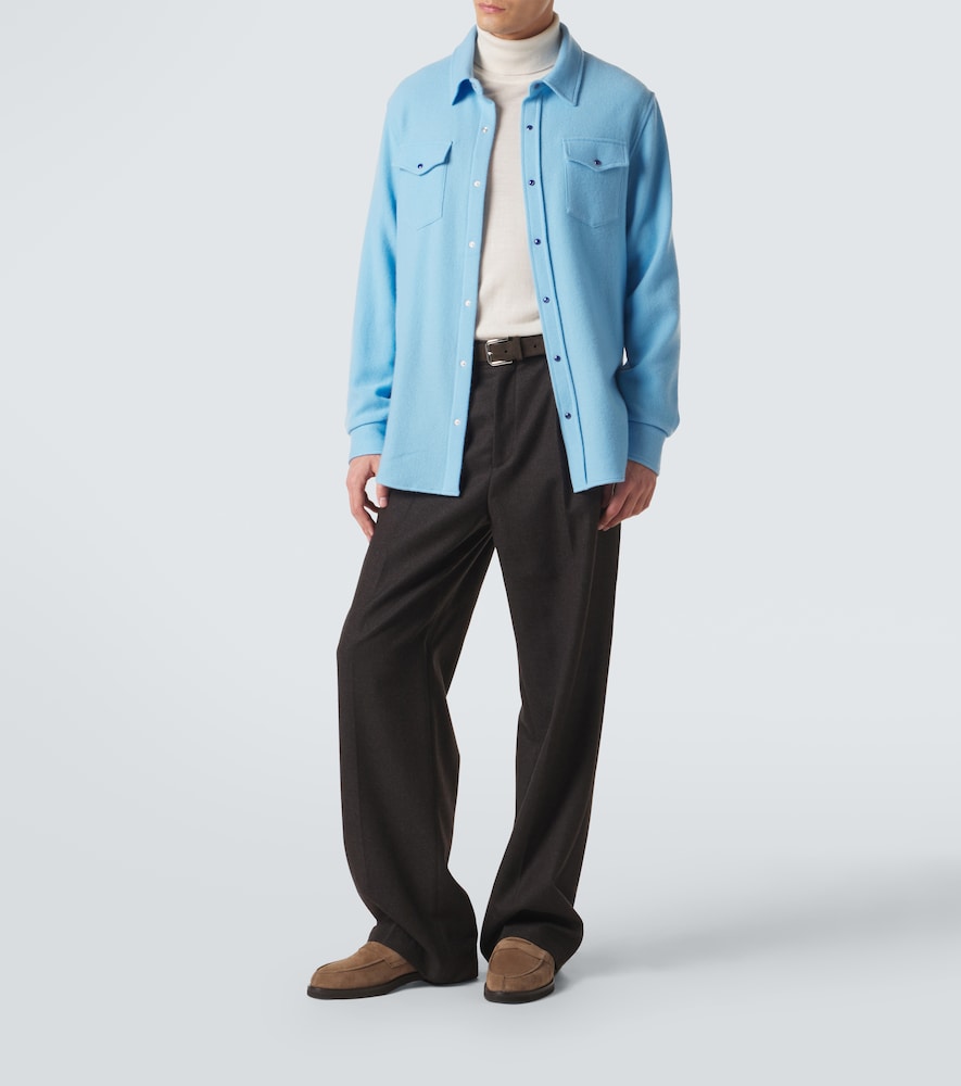 Blue Lagoon Cashmere Shirt