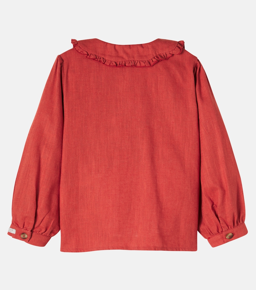  Donsje Donsje Luikje Linen And Cotton Blouse 
