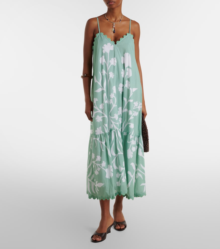  Juliet Dunn Juliet Dunn Midikleid Aus Baumwolle 