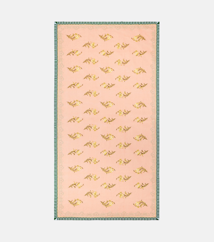  La Doublej La Doublej Nymph Bloom Large Linen Tablecloth 