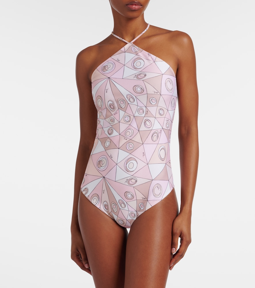 Pucci Occhi open-back swimsuit
