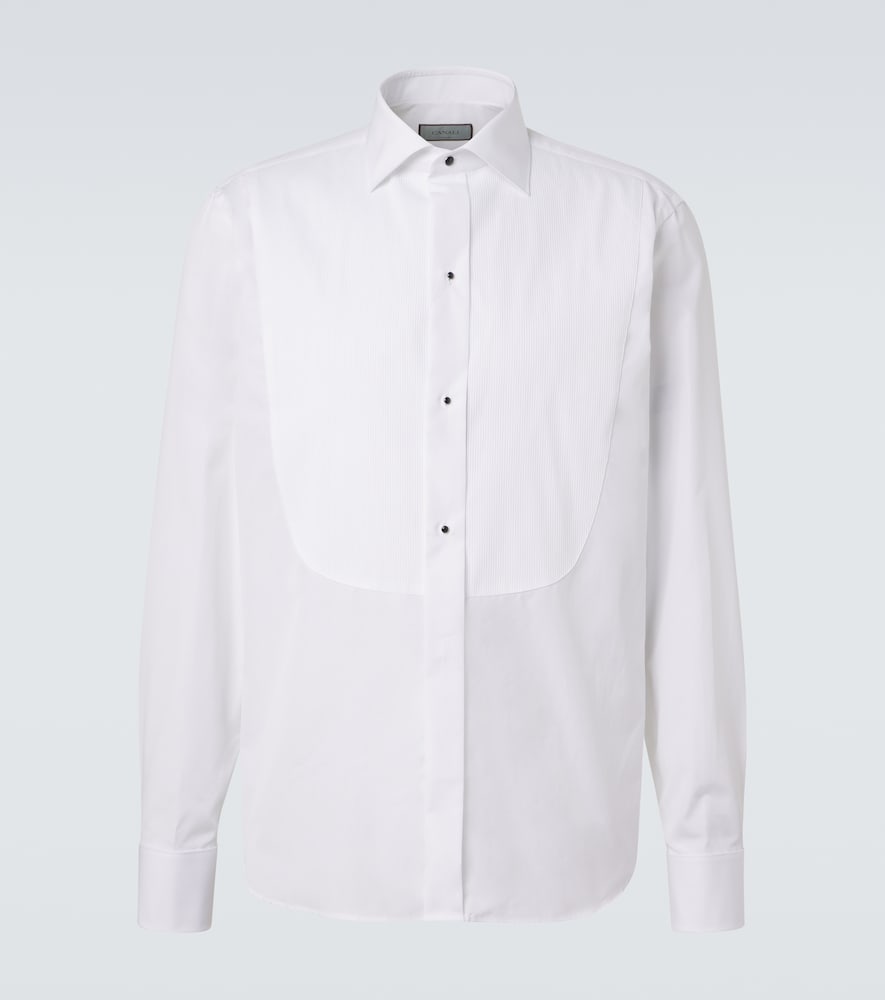 Camicia smoking in cotone