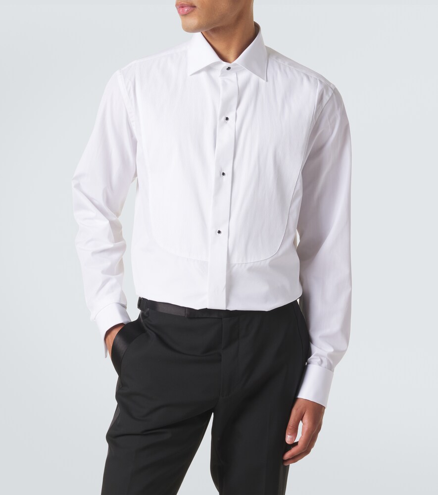  Canali Canali Cotton Tuxedo Shirt 