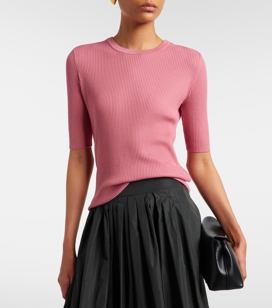 'S Max Mara Ribbed-knit wool top