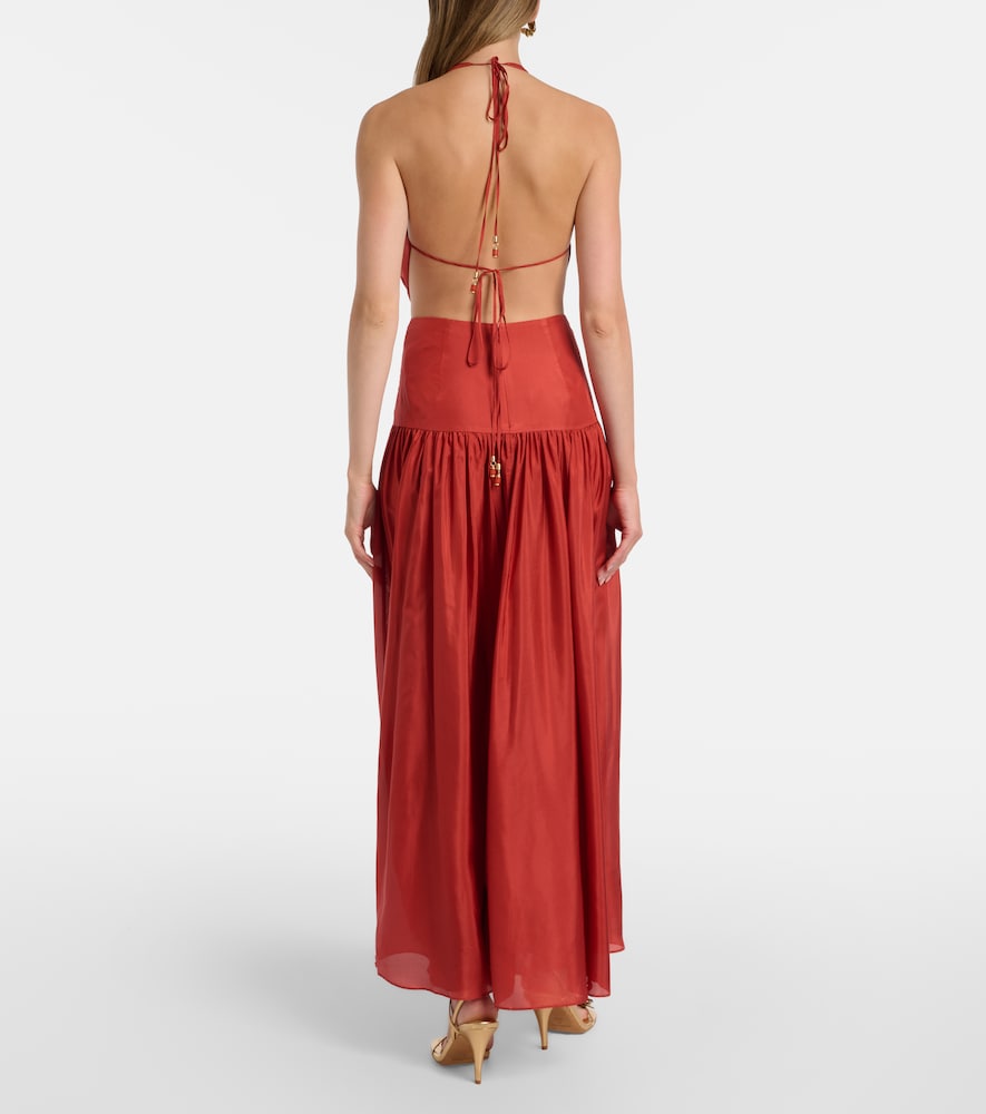  Zimmermann Zimmermann Maxikleid Indra Aus Seide 