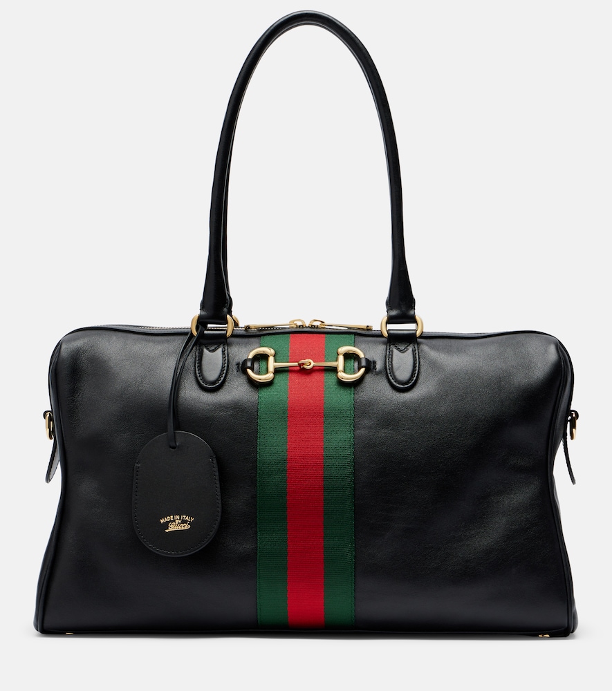 Borsa bowling Borsetto Large in pelle