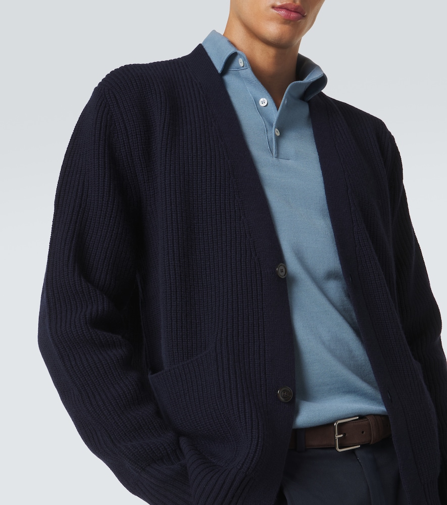 Lardini Wool and cashmere cardigan | Thumbnail 3
