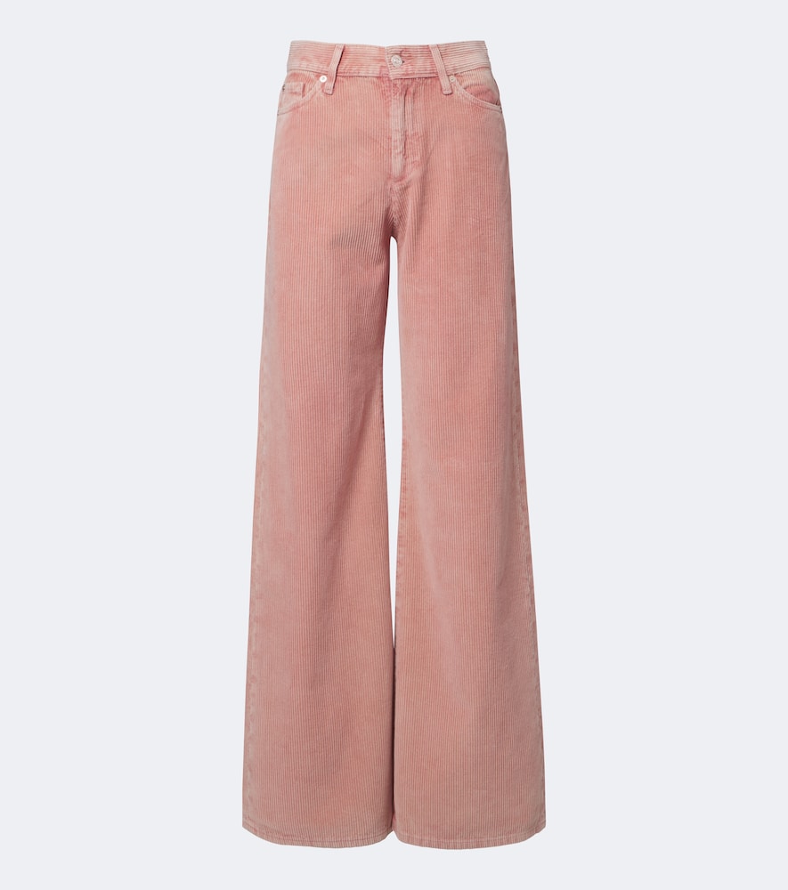 7 For All Mankind Pantalon ample Lotta en velours ctel de coton 290$