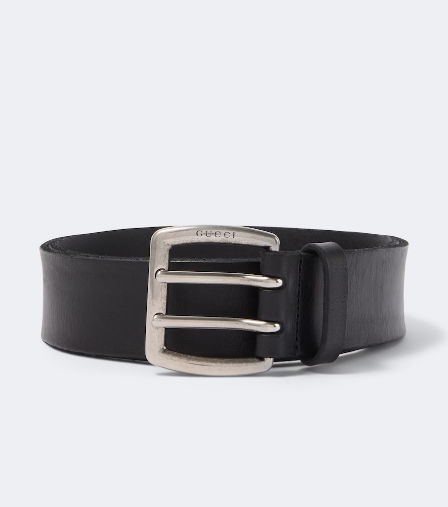 Gucci Logo leather belt　グッチロゴレザーベルト Gucci