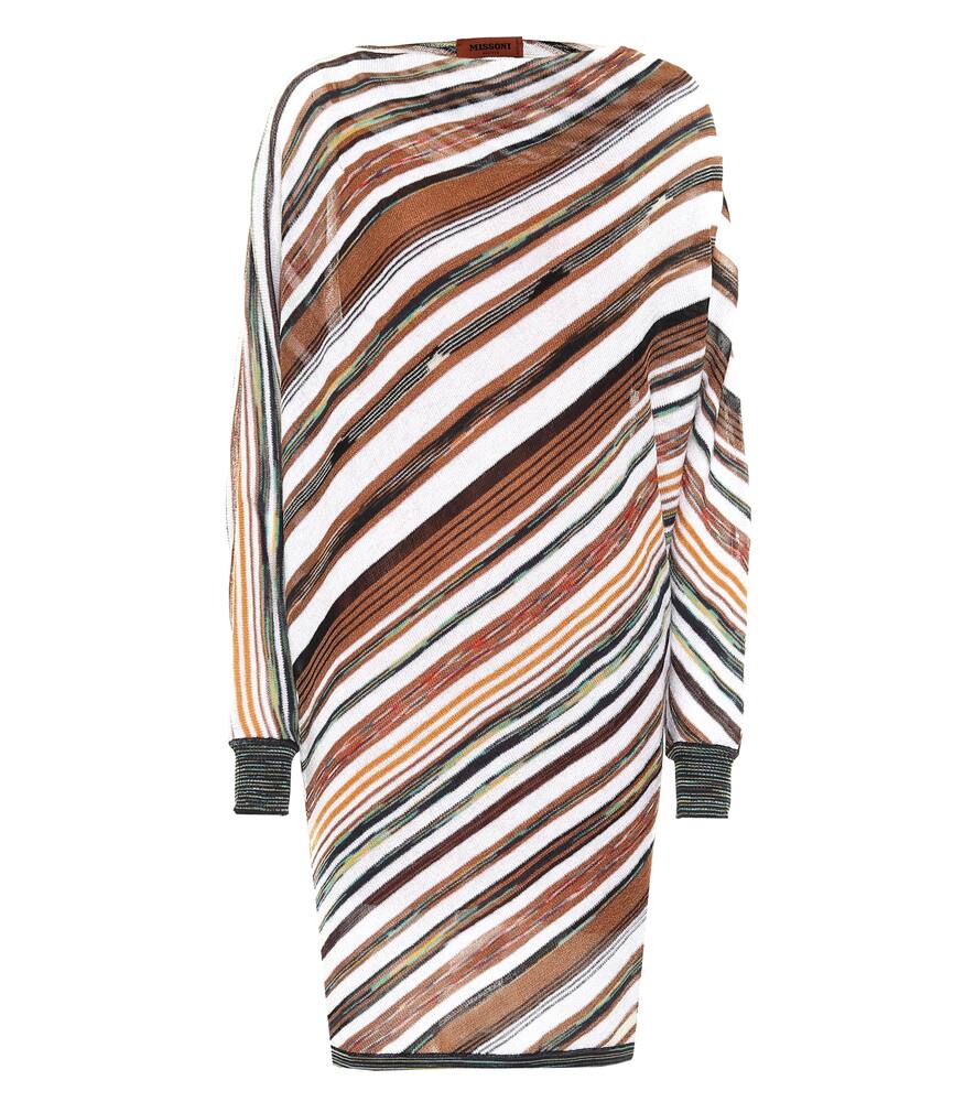 Striped midi dress