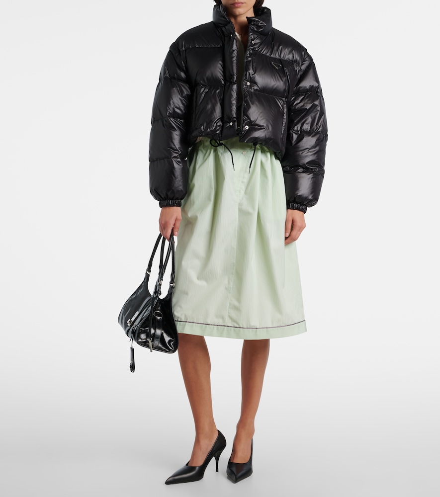  Prada Prada Re-nylon Crop Down Jacket 
