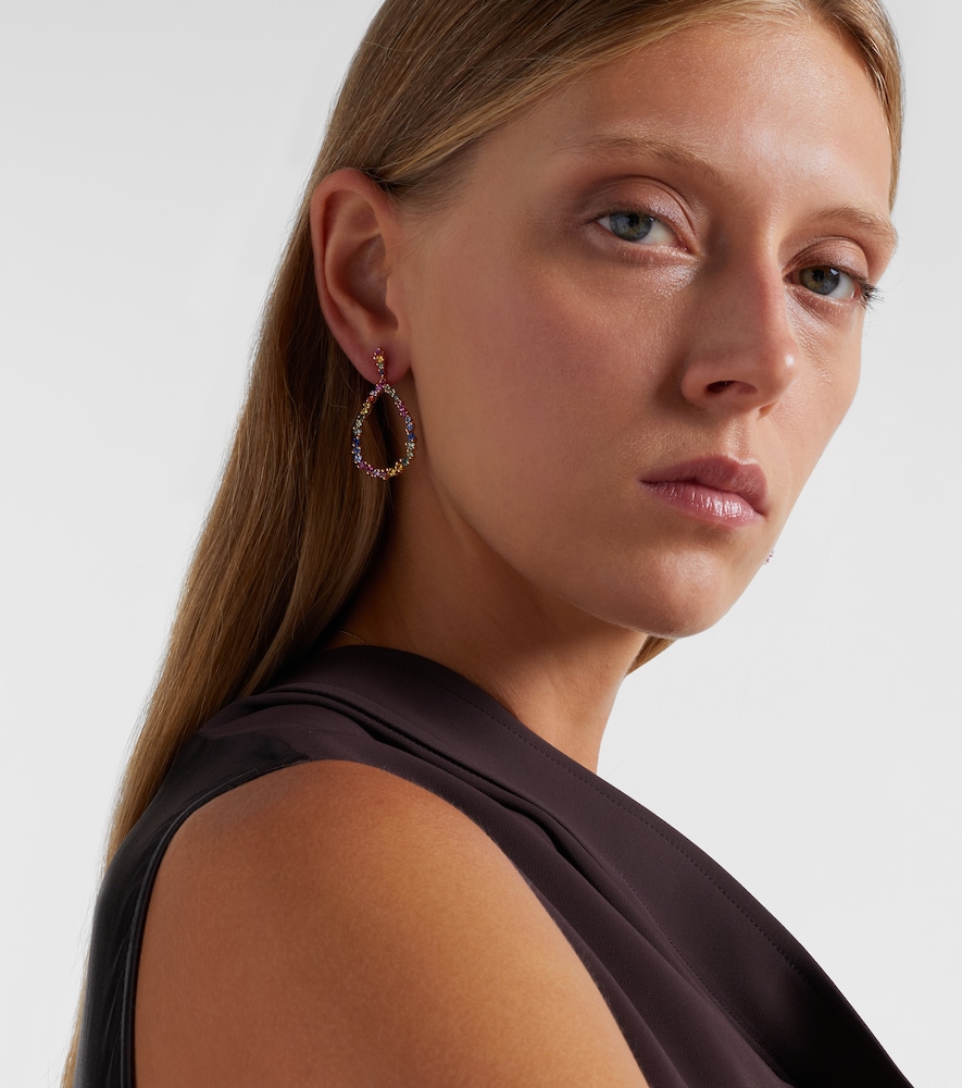  Suzanne Kalan Suzanne Kalan Ohrringe Aus 18kt Roségold Mit Saphiren 