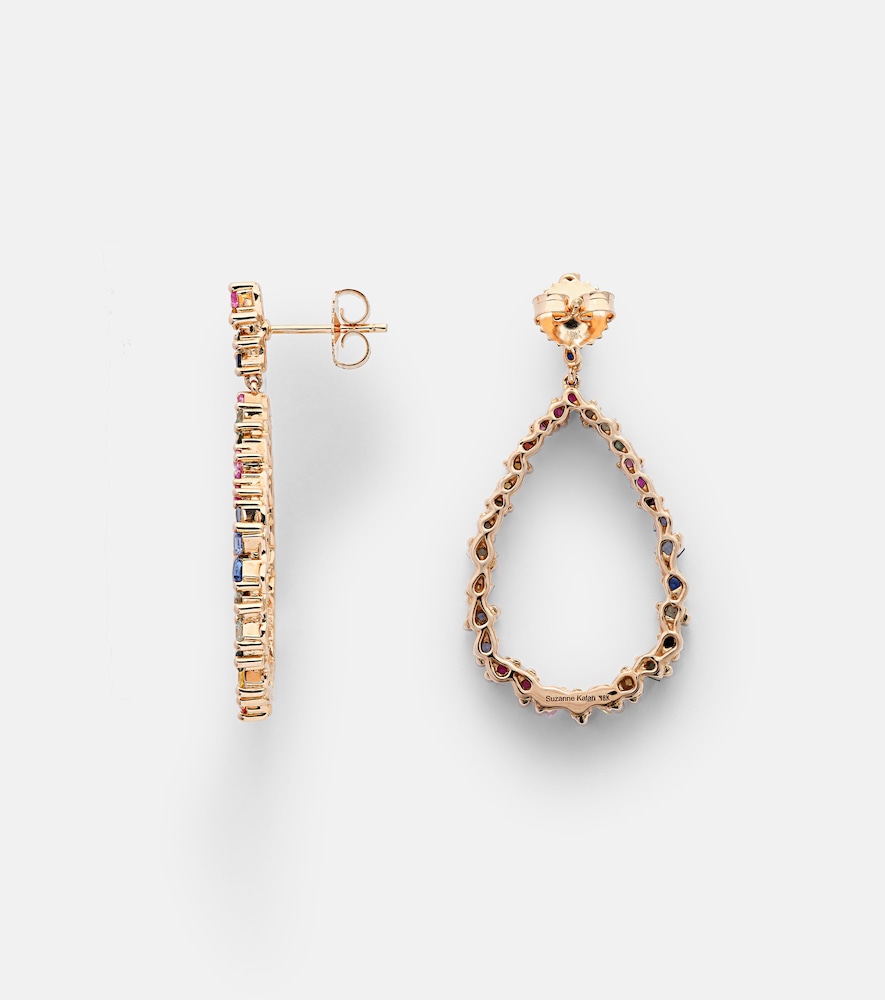  Suzanne Kalan Suzanne Kalan Ohrringe Aus 18kt Roségold Mit Saphiren 