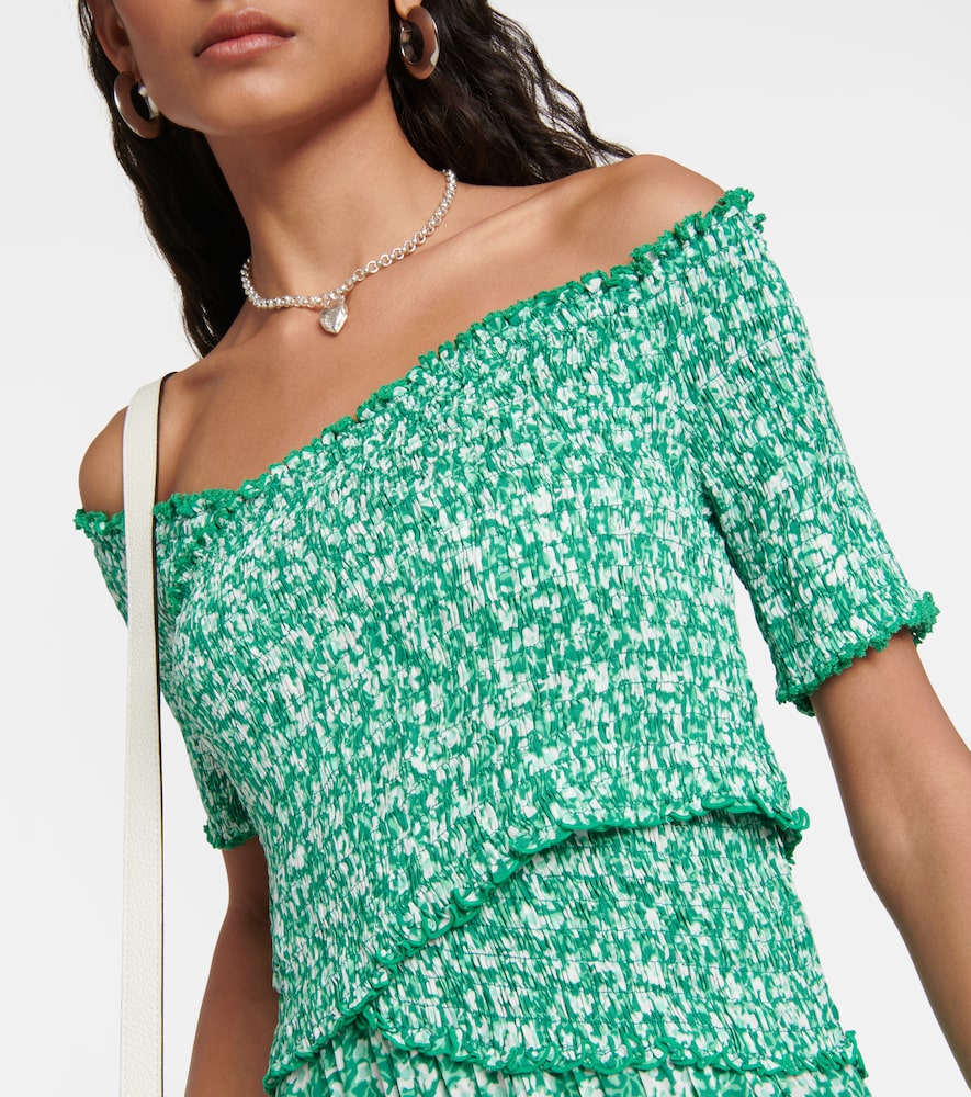  Poupette St Barth Poupette St Barth Bedrucktes Midikleid Soledad 