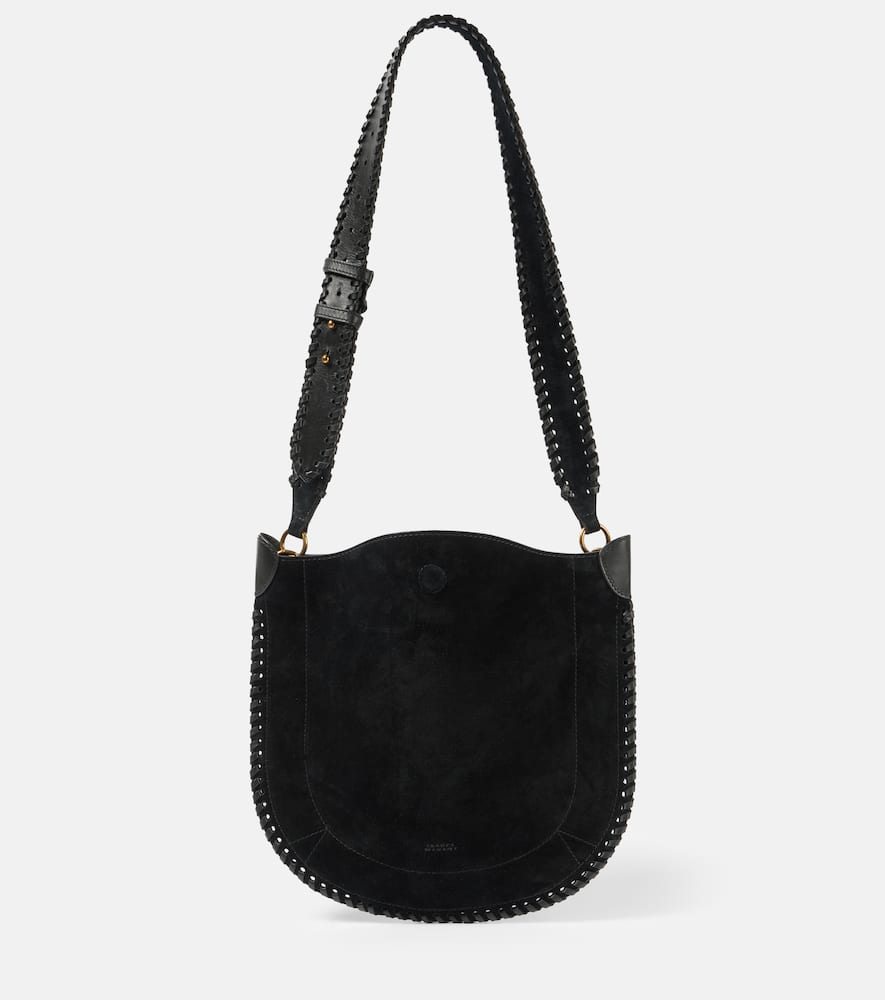 Oskan suede shoulder bag