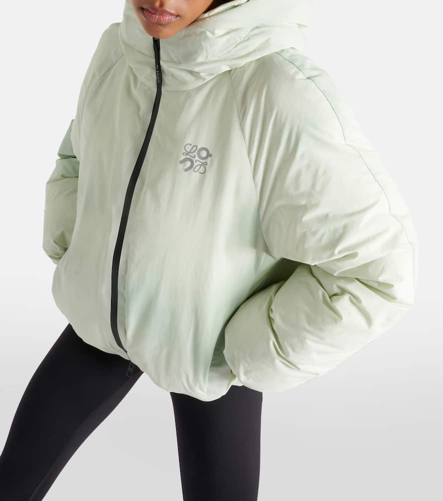 Loewe X On Puffer Jacket In White