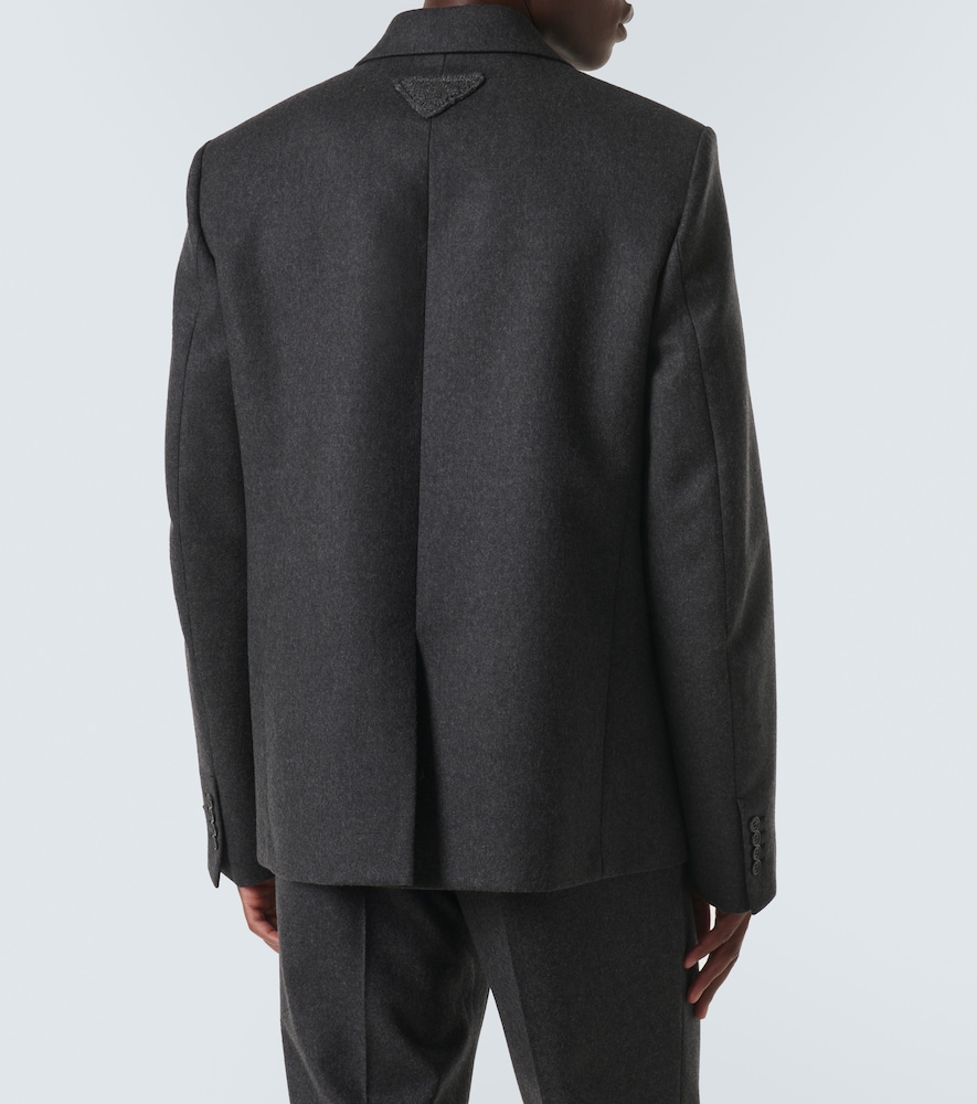  Prada Prada Blazer Monopetto In Lana 
