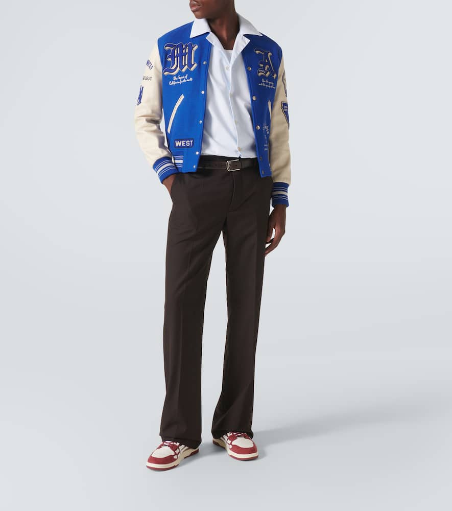 Amiri Burgundy Leopard Skel-top Sneakers In Multicoloured