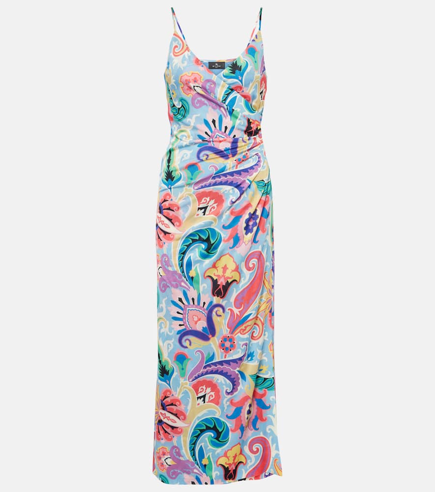 Printed midi dress