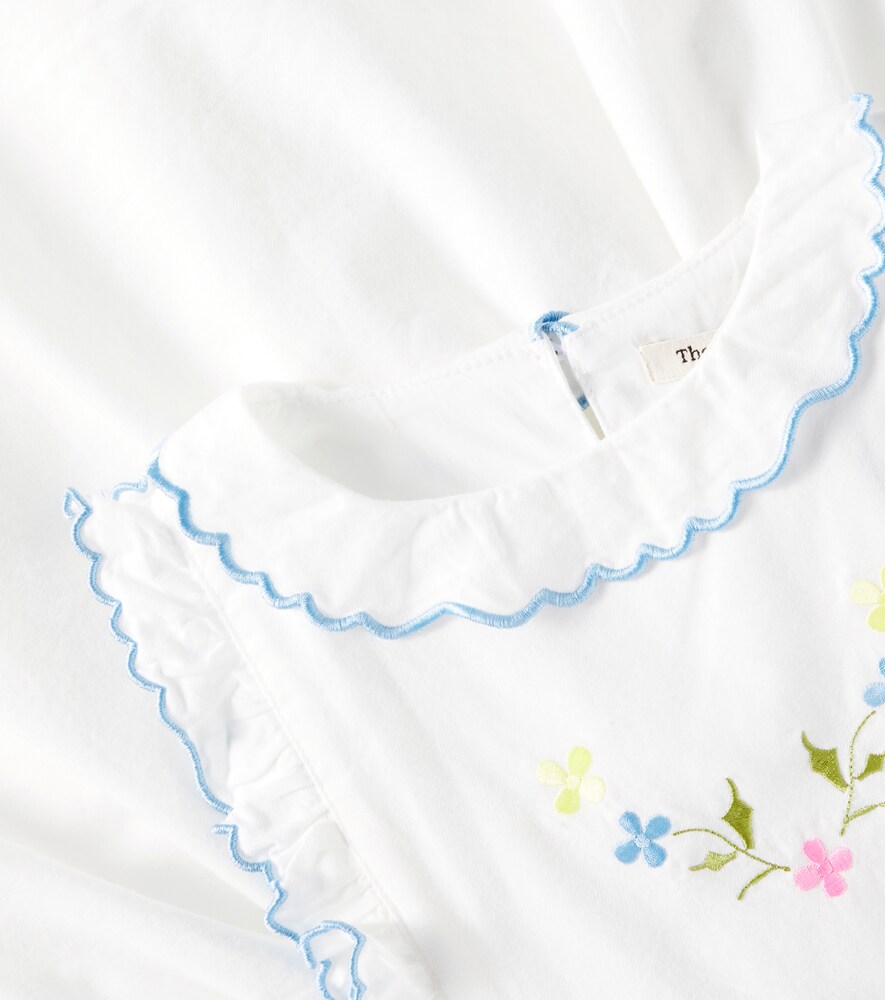  The New Society The New Society Hermione Embroidered Cotton Baize Dress 