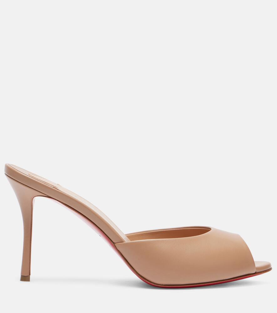 Shop Christian Louboutin Me Dolly 85 Leather Mules