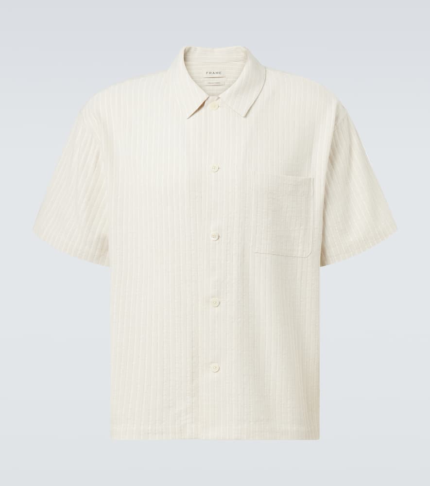 Striped bowling shirt
