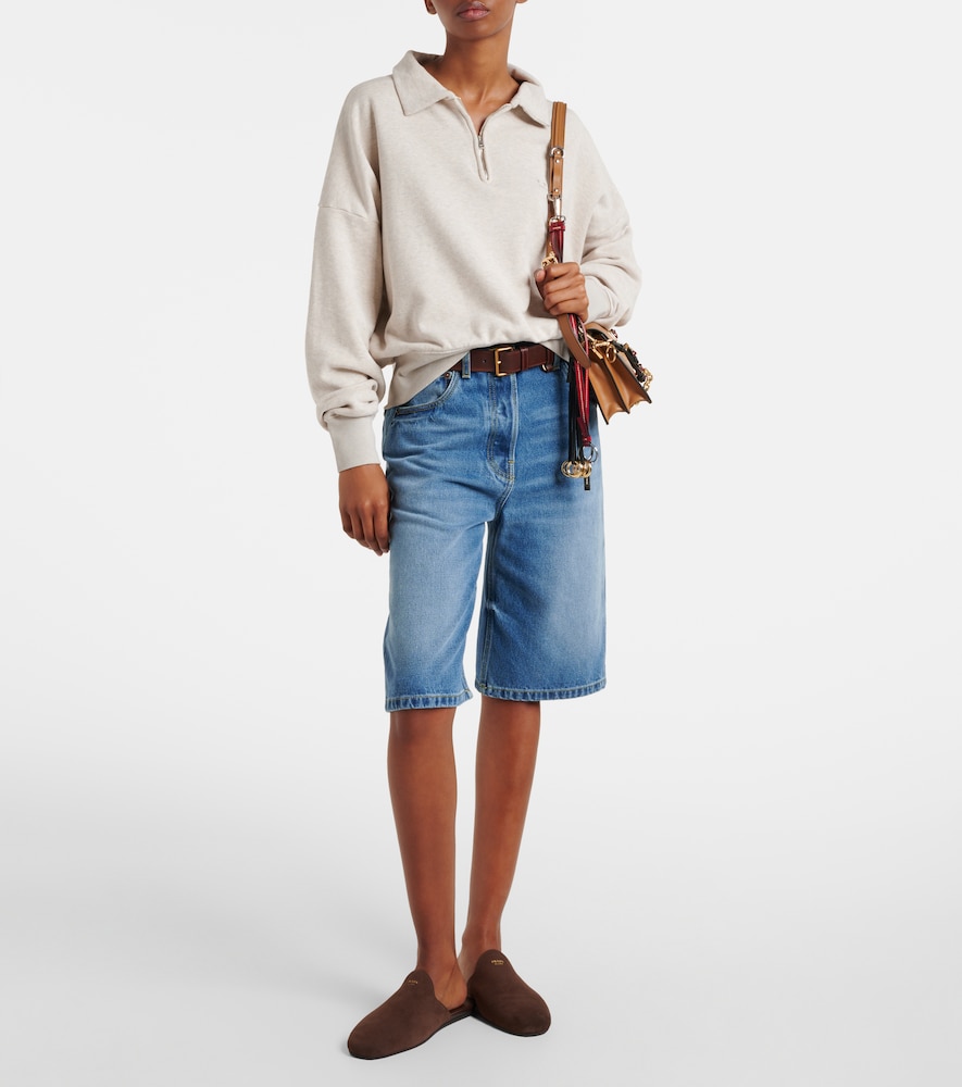 Suede Mules