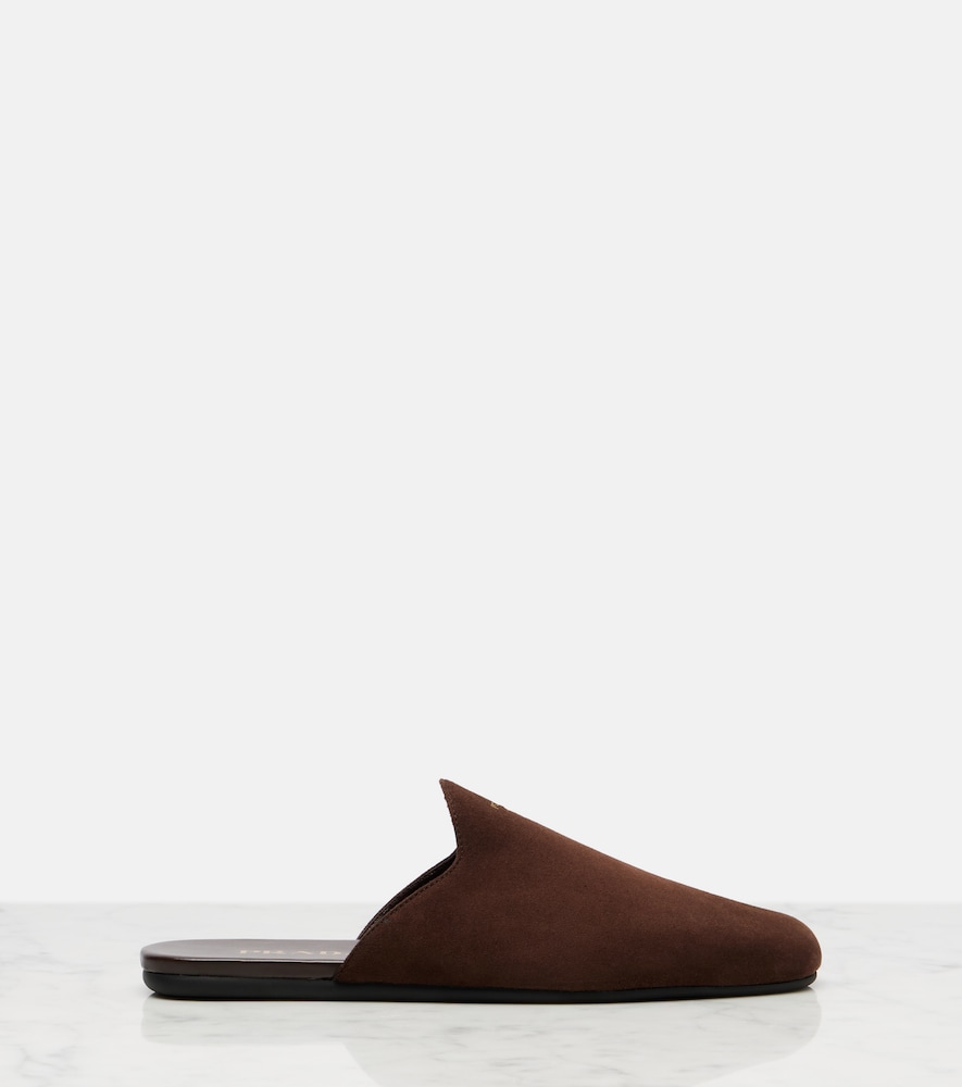 Suede Mules