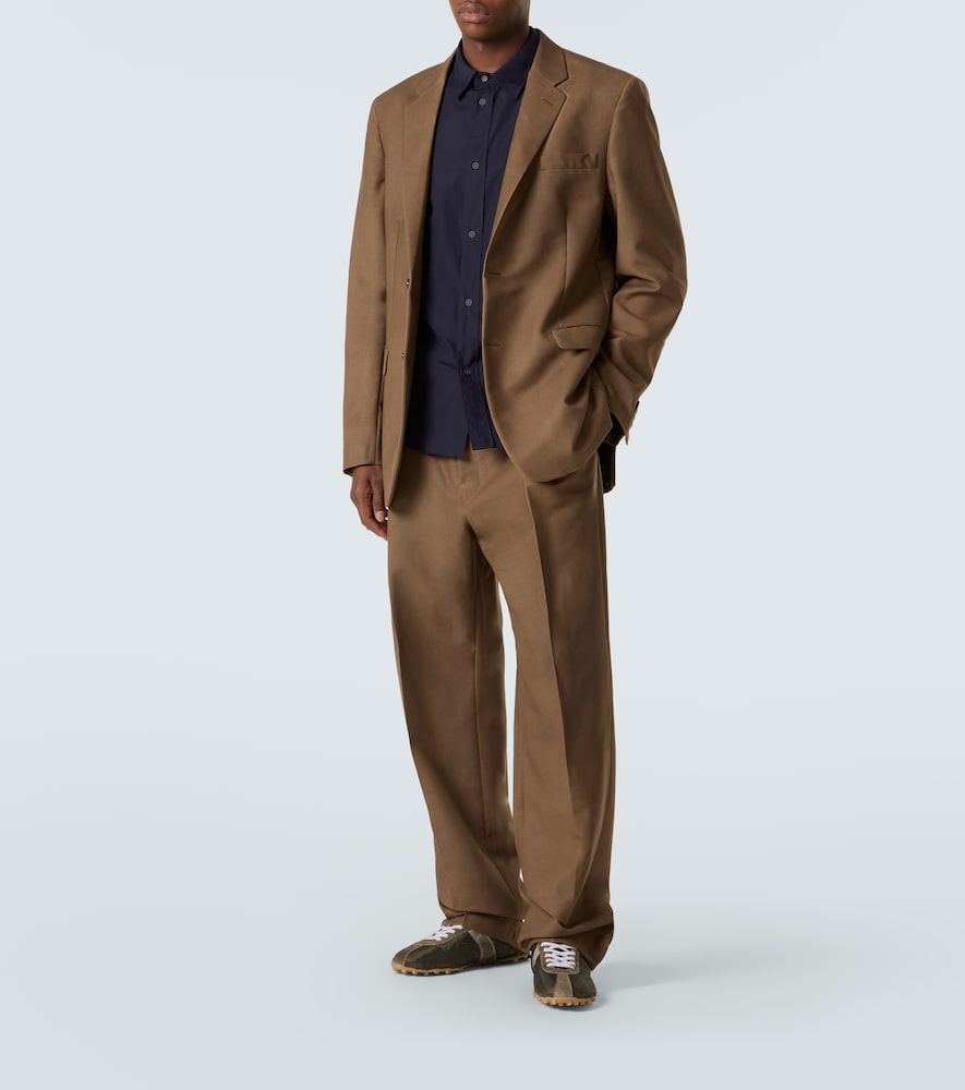  Maison Margiela Maison Margiela Blazer Aus Mohair Und Wolle 