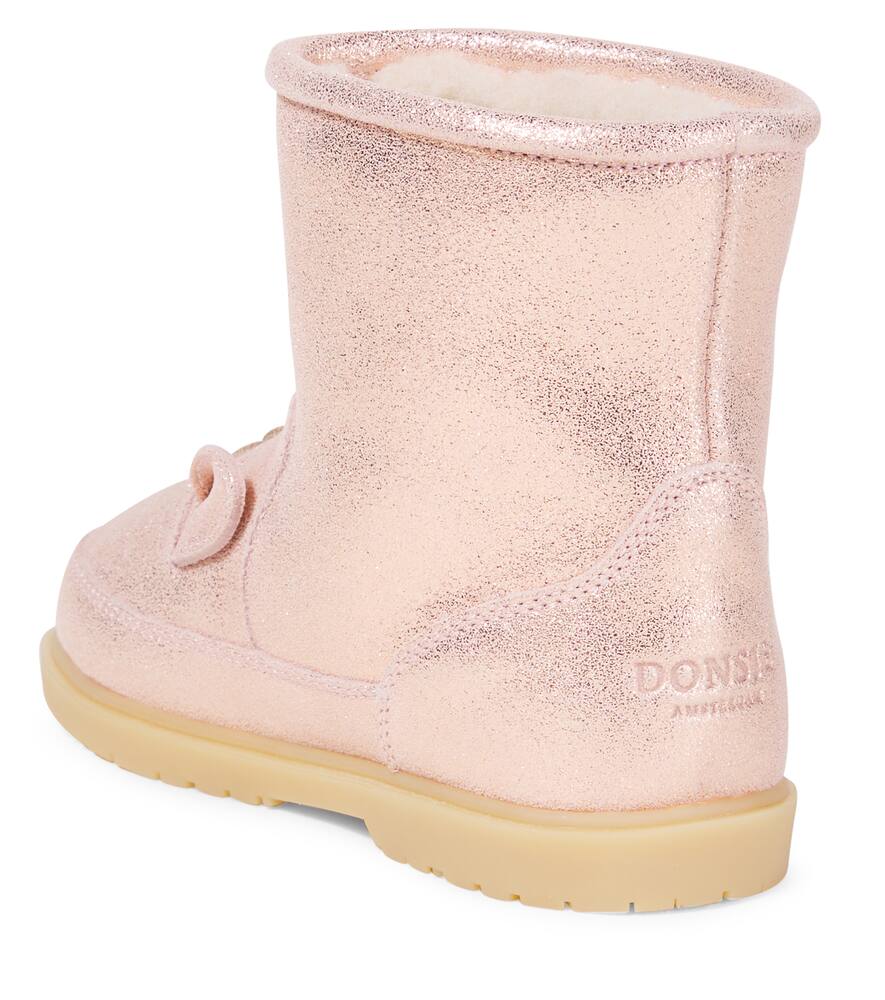 Donsje Xelly Metallic Leather Boots In Multi