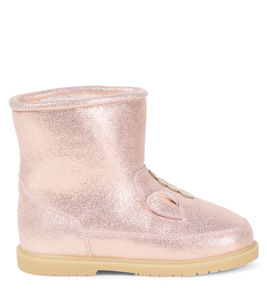 Donsje Xelly Metallic Leather Boots In Multi