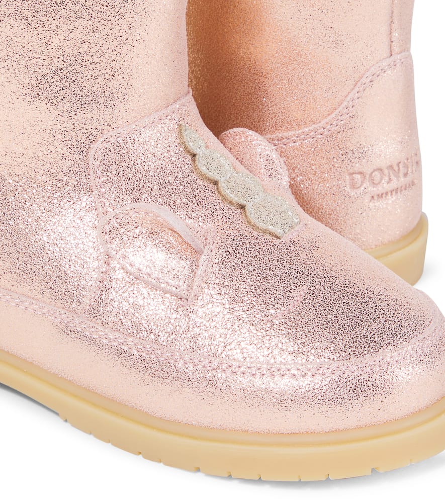 Donsje Xelly Metallic Leather Boots In Multi