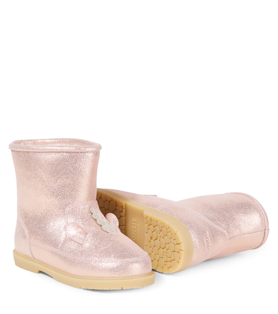 Donsje Xelly Metallic Leather Boots In Multi