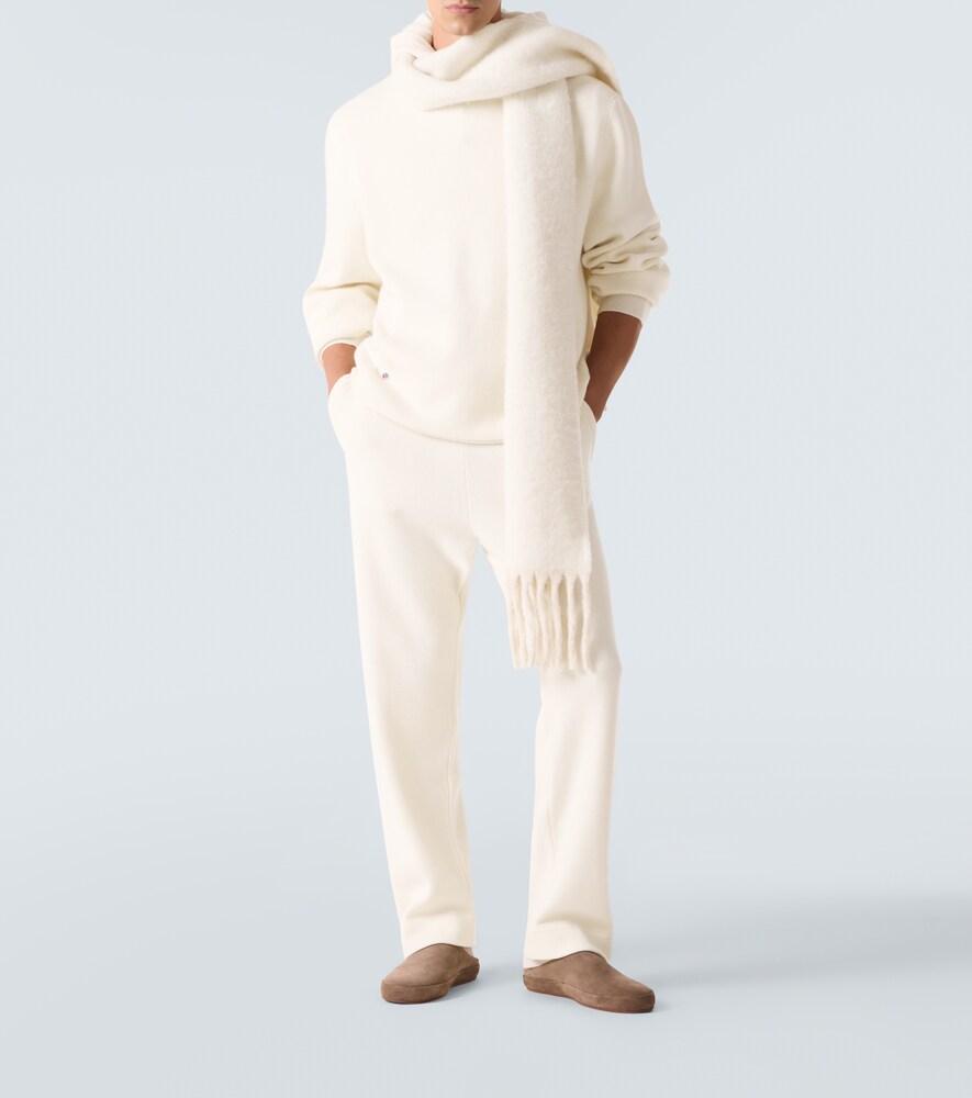 God's True Cashmere Cashmere hoodie with amethyst