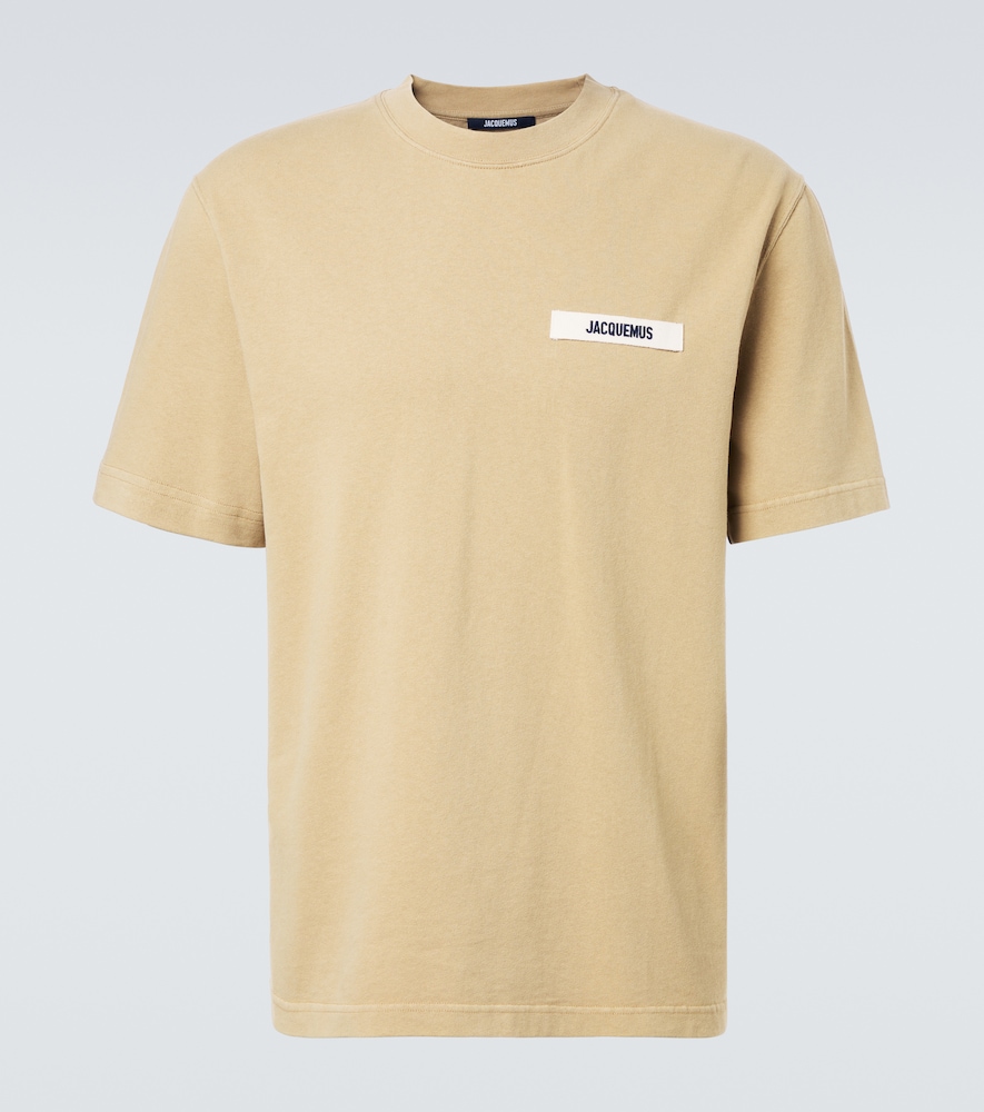JACQUEMUS Jacquemus Logo cotton jersey T-shirt　Jacquemus ロゴ コットンジャージー T シャツ