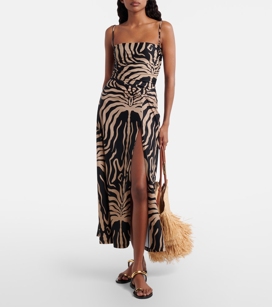 Johanna Ortiz Printed midi skirt