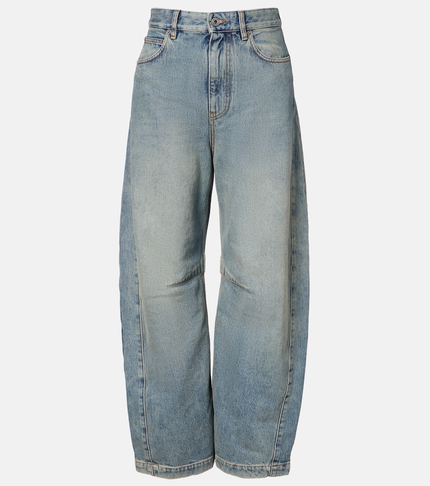 Loewe Anagram barrel-leg jeans