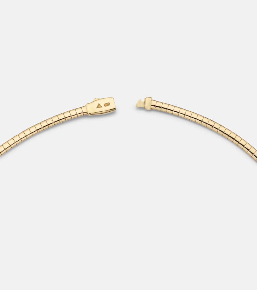 Foundrae 18kt Gold Necklace With Diamonds In Gold