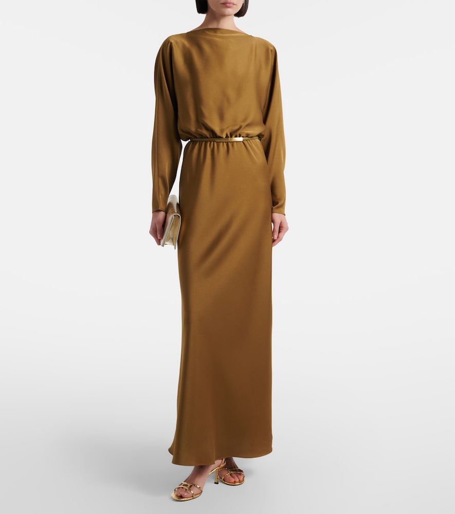 Max Mara Pentola satin cocktail dress