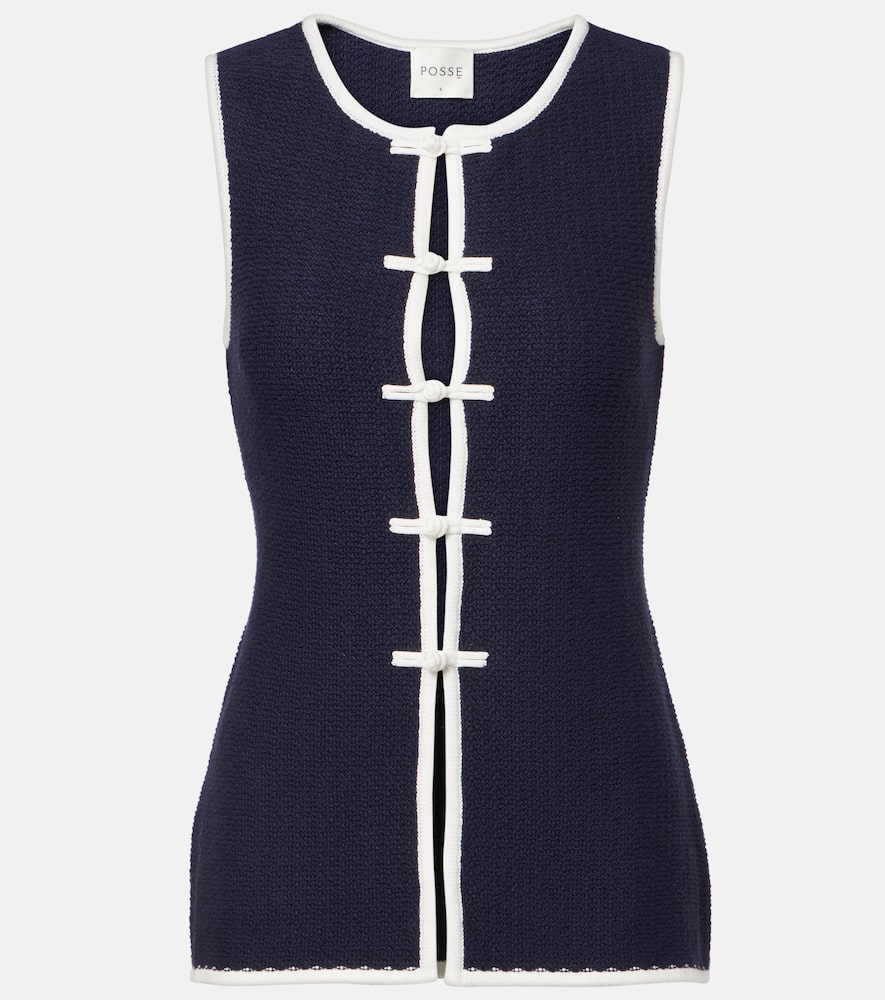 Posse Lou Vest In Blue