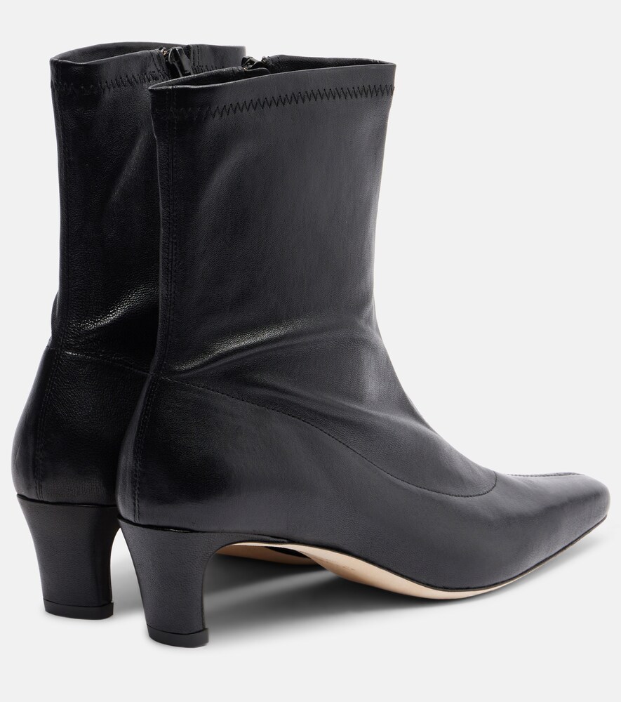  Staud Staud Wally Leather Ankle Boots 