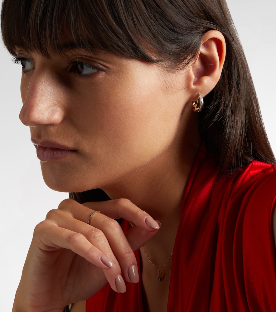 Stone and Strand The Night Call 10kt gold earrings with diamonds